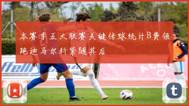 本赛季五大联赛关键传球统计B费领跑迪马尔科紧随其后